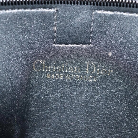 Christian Dior Trotter Canvas Clutch Bag Black Silver - Picture 10 of 16